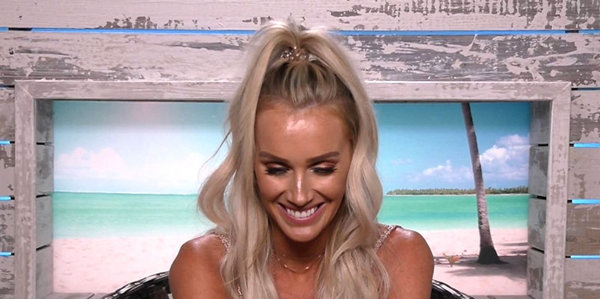 One of the Love Island girls