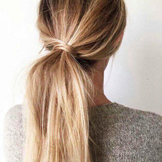 Low ponytail