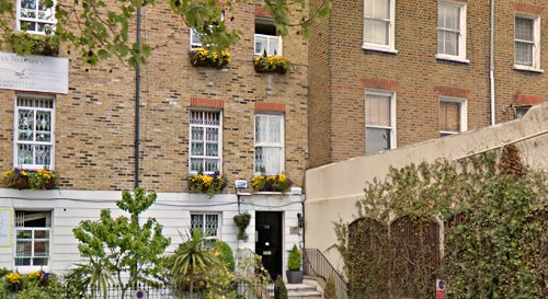 London salon exterior
